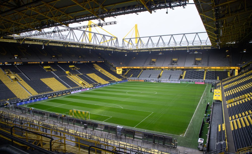 Um dos estádios da Euro 2024, a casa do Borussia Dortmund.