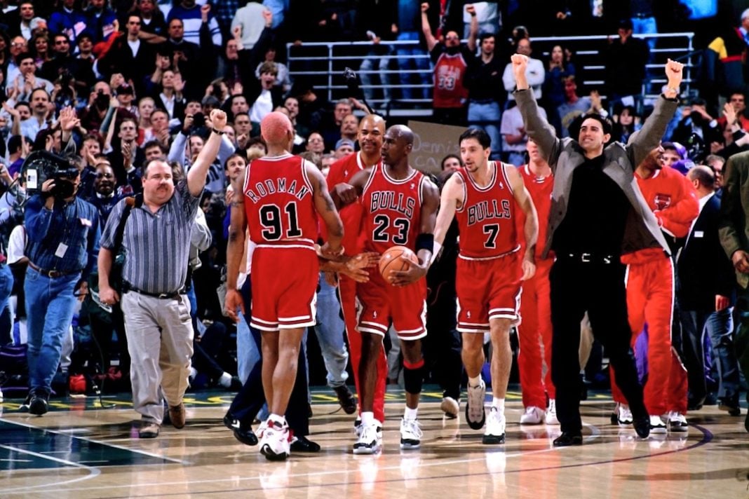 Um dos melhores times da NBA de todos os tempos, o Chicago Bulls