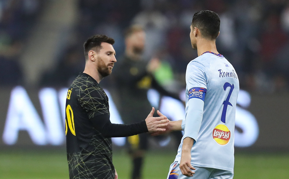 Messi e Cristiano Ronaldo Bola de Ouro