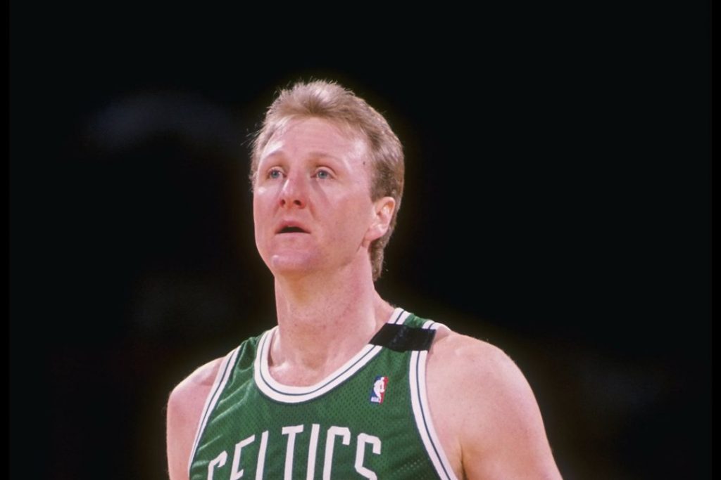 Larry Bird jogando pelos Celtics