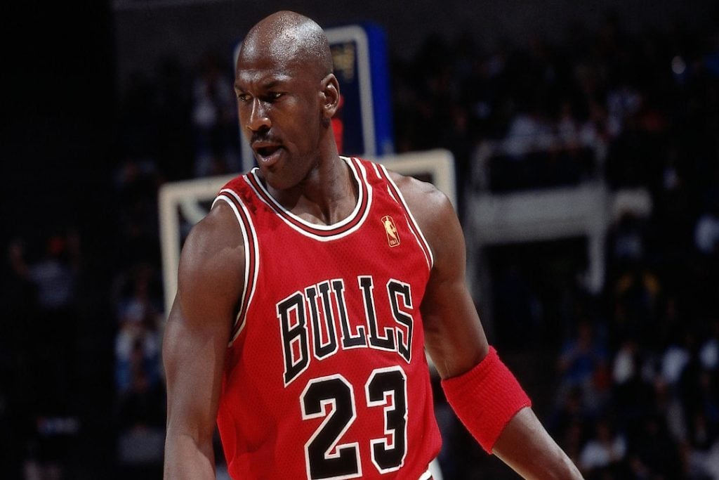 Michael Jordan jogando pelos Bulls
