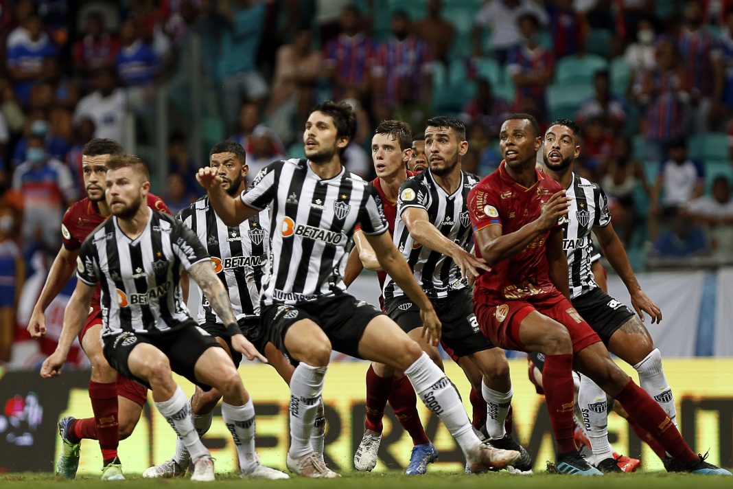 Atlético-MG x Bahia em campo pelo Campeonato Brasileiro