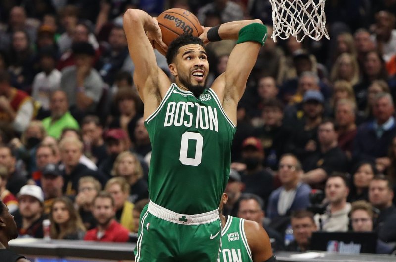 Jayson Tatum, o principal nome do Boston Celtics para as finais da NBA 2023-24.